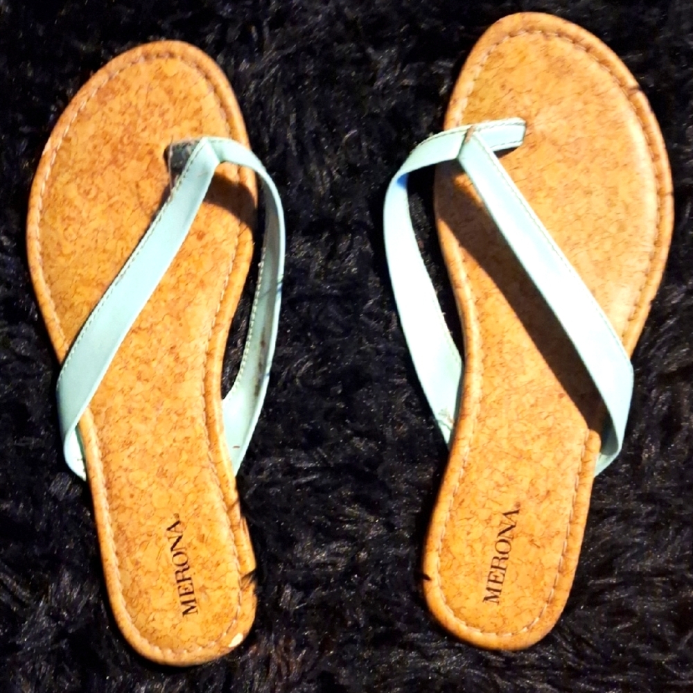 Merona Women's Sandals - Light Blue